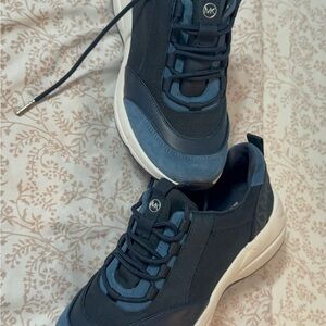 New Michael Kors Dark Blue Athletic Shoes 7us